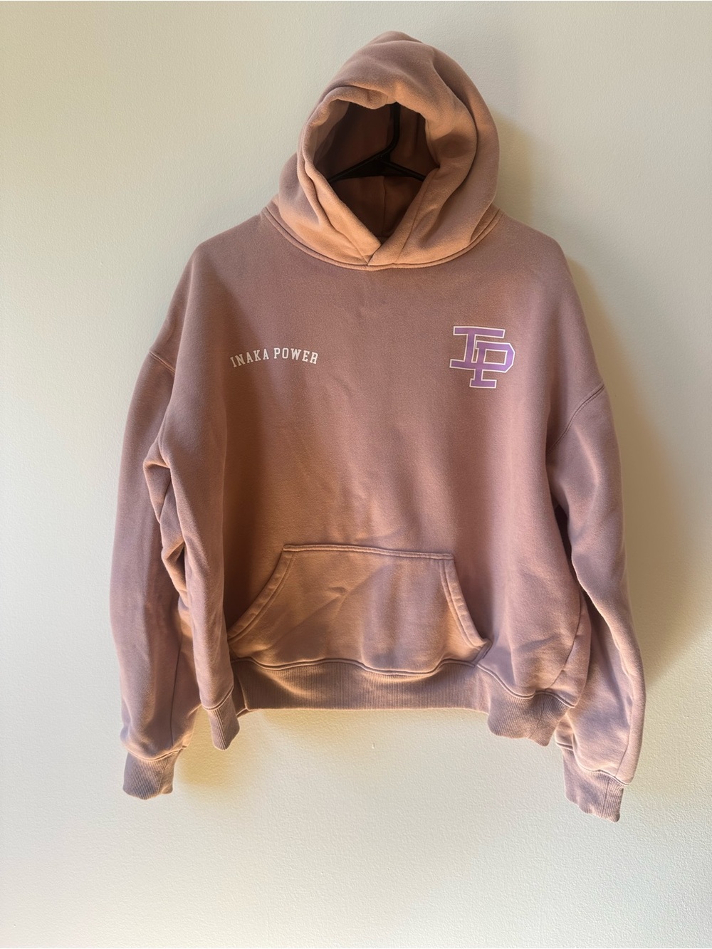 Inaka Power Men's Dusty Mauve Crewneck Hoodie